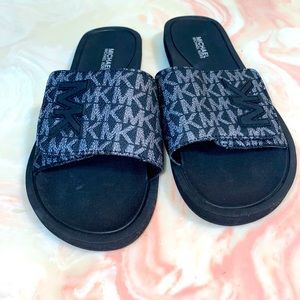 Michael Kors Black Slides